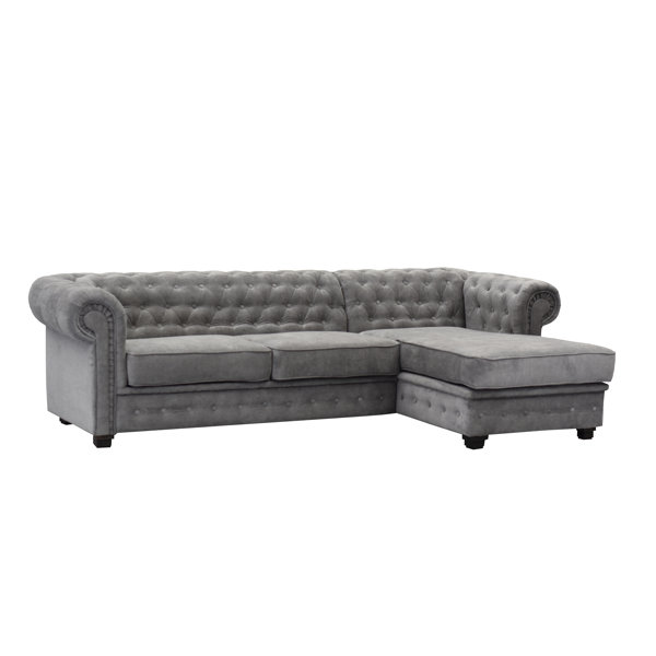 Three Posts Throop Upholstered Corner Sofa & Reviews Wayfair.co.uk